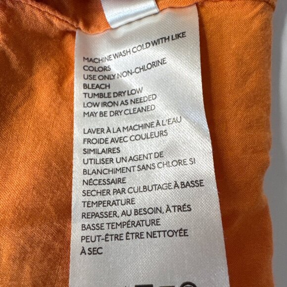 Anthropologie XS Crinkle Plaid Midi Skirt Multicolor Lightweight Cotton Blend El - Picture 10 of 10